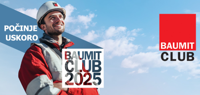 Baumit Club 2025 - od 1.6.2025. novi bonitetni period!
